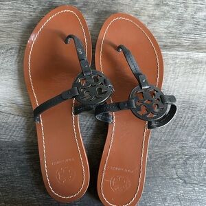 Tory Burch Mini Leather Miller Sandals